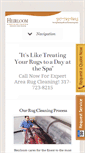 Mobile Screenshot of heirloomrugcleaning.com